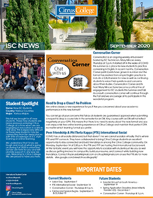 September 2020 News