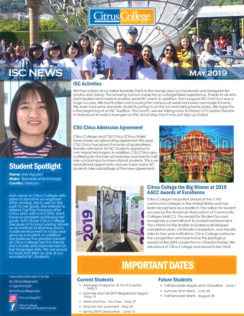 2019 May News