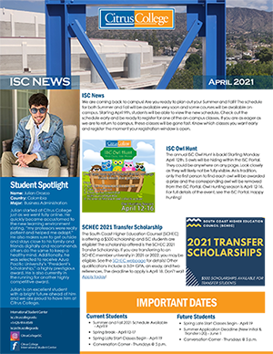 2021 April News